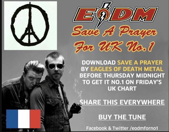 Buy EODM's Save a Prayer and get it to number one on UK charts!